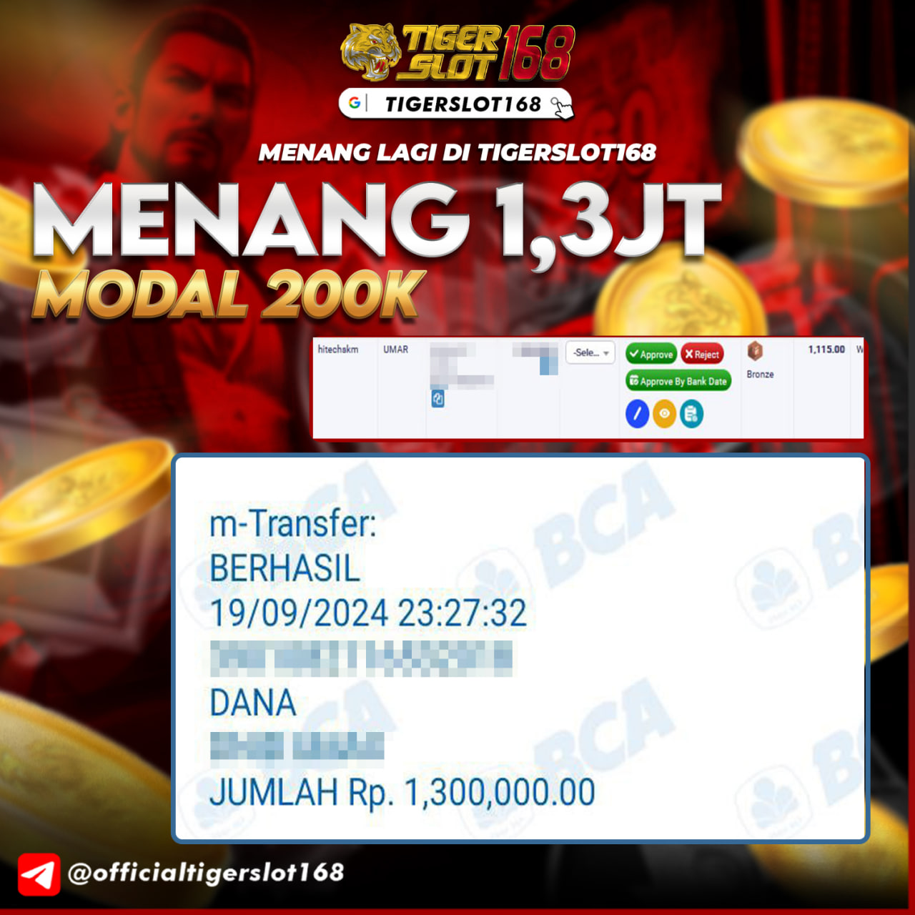 Gambar GACOR!! MEMBER TIGERSLOT168 JP LAGI